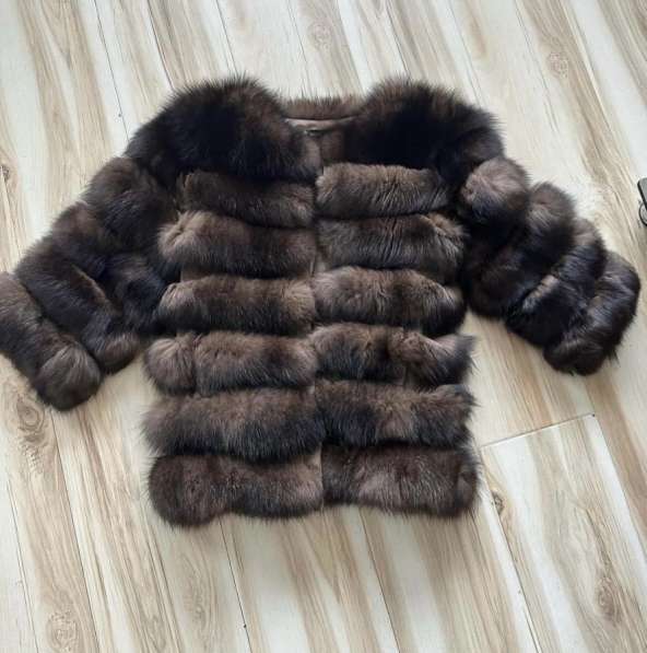 Шуба из песца