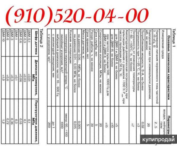 Продам датчики ДМИ-3-2; ДМИ-0,6-2; ДМИ-1-2; ДМИ-10-2В;