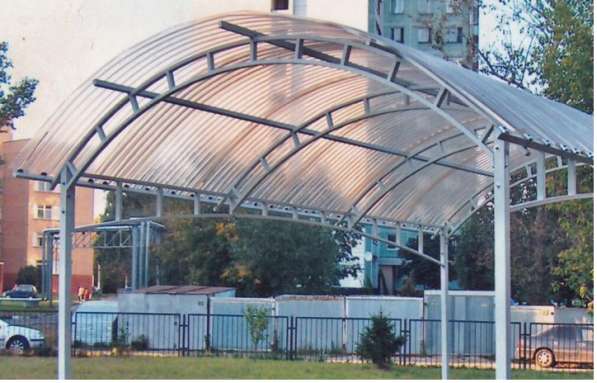 Профилированный поликарбонат (трапеция) в Ростове-на-Дону фото 3