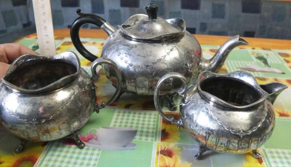Чайный сервиз 3 предмета, Англия, конец 19 века в Ставрополе