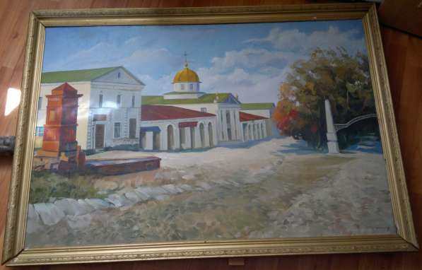 Картина Спасо-Преображенская церковь в Гостином ряду, холст