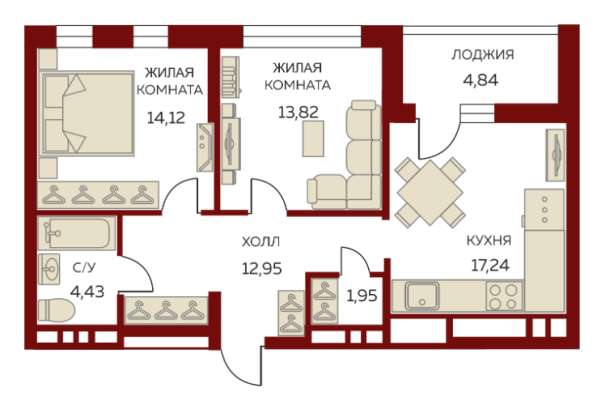 2-кв в Доме Бизнес-класса! ул. Азина 31 в Екатеринбурге фото 18