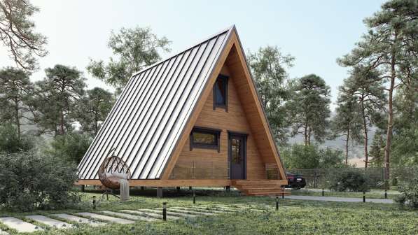 Каркасные дома. Барнхаусы. Дома A-frame в Челябинске фото 11