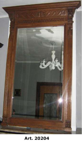 Антикварное зеркало в стиле Ренессанс Западная Европа, Бельгия Зеркало в раме в Ростове-на-Дону
