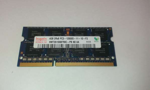 Оперативная память SO-DIMM DDR-3 4Gb PC-12800 1600MHz