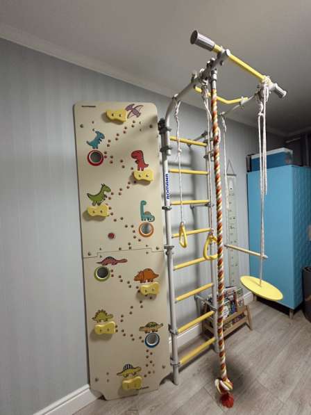 Шведская стенка со скалодромом в Москве