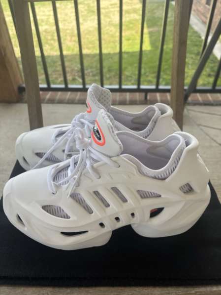 NEW Adidas Adifom Climacool Men's White Foam Sneakers в фото 9