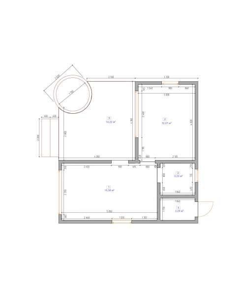 Модульный дом Black Room в Новосибирске