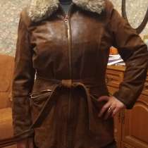 Куртка нат. кожа (нубук), еврозима, 46-48р, в Санкт-Петербурге