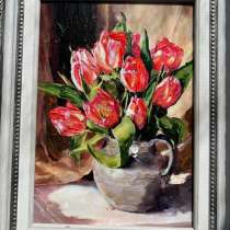 Картина маслом «тюльпаны «, в Ростове-на-Дону