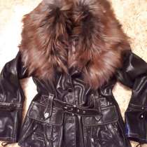 Продам красивую женскую кожаную куртку, в г.Алматы