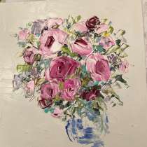 Картина маслом Цветы, в Москве