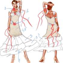 Платье для бальных танцев стандарт ю1, в Рязани