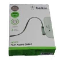 Кабель Belkin Mixit Flat Audio CABLE 0,9M черный, в Москве