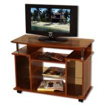 Тумба под телевизор ТВ-1 вишня Барнаул ЕвроМебель., в Екатеринбурге