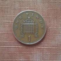 Монета Елизавета 2, D.G.REG.F.D, 1987 год, в Белгороде