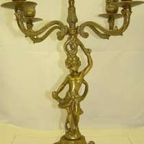 Канделябр винтажный Путти (X335), в Москве