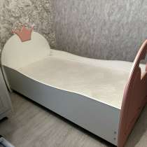 Кровать детская для принцессы размер 165/85 с матрасом, в Краснодаре
