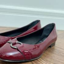 Балетки кожаные бордовые, натуральная кожа, 36 размер, в Москве
