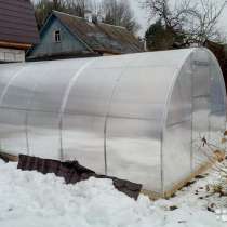 Теплица арочного типа из поликарбоната, в Отрадном