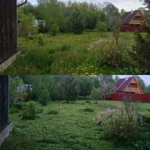 Покос травы, в Волоколамске