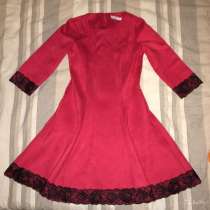 Дизайнерское красное бархатное платье la furia, в Обнинске