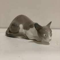 Фарфоровая статуэтка nao/lladro кошка, в Москве