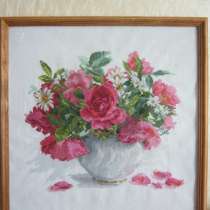 Картина Цветущий сад. Розы и ромашки, в Галенках