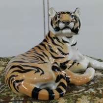 Фарфоровая Статуэтка СССР. Большой Тигр ЛФЗ. Шерхан, в Москве