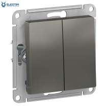 2-клавишный выключатель, сх.5, 10АХ, механизм, СТАЛЬ, в г.Лондон