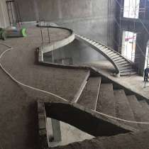 Лестницы бетонные и металлические. 3D проект в подарок, в г.Алматы