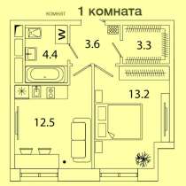 1-комнатная квартира в ЖК, в Москве