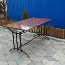 Продаю столы из металла и дерева для сада, дачи, в Симферополе