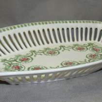 Лимож хлебница фарфоровая старинная (W871), в Москве