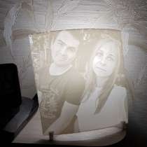 Удивительный 3д светильник с вашей фотографией, в г.Костанай