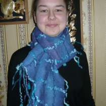 Голубой шерстяной шарф, в г.Минск