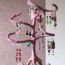 Подставка для серег «Розовое Дерево» ручной работы, в г.Минск