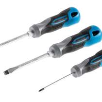 Набор отверток, 3 шт. Gross Комбинированный набор sl6.5, ph0, ph2, в Санкт-Петербурге