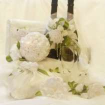 Свадебные аксессуары "Белые Розы" ручная работа, в Москве