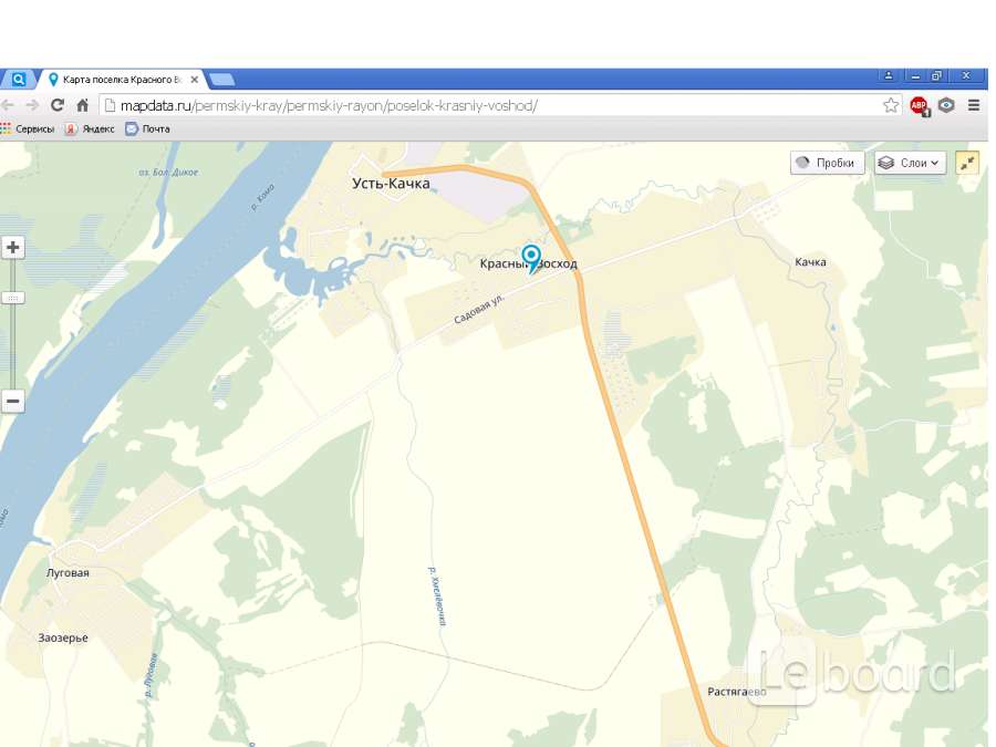Кадастровая карта усть качка пермский край